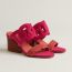 Lipari 70 sandal, rose sakura/rouge tomette