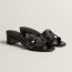 Oasis sandal, noir