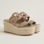 Ithea 30 espadrille, beige sable