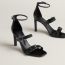 Liv 90 sandal, noir