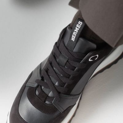 スニーカー 《リーダー》 - ブラック | Hermès - エルメス-公式サイト