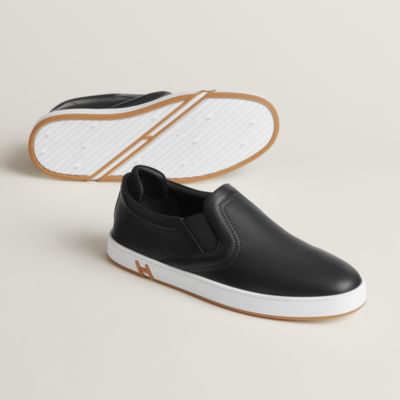 Lucky slip-on sneaker - Grey | Hermès USA