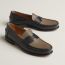 Mocasines Kennedy, noir/étoupe