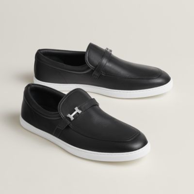 招き猫さま HERMES モカシン ドライビングシューズ 41黒