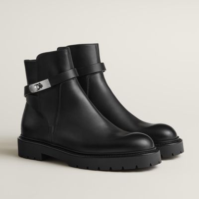 Jeff ankle boot - Black | Hermès USA