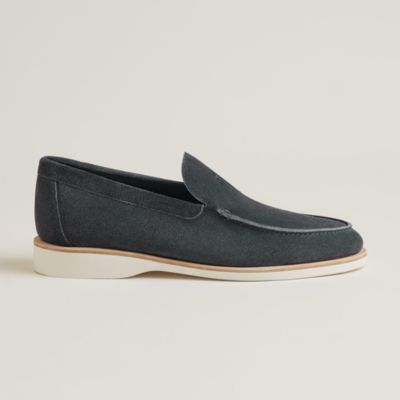 コ*ウ様 グレー スエード ローファー　HERMES Grey - Moccasins and Derbies for Men | Hermès USA