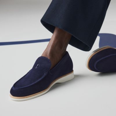Blue - Low - Hermès men's shoes & leather footwear | Hermès USA