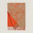 Casaque Entrelacs Equestres scarf, beige/orange vif, no stock