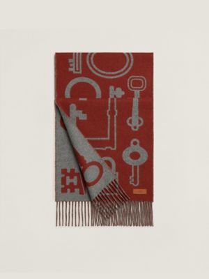 rouge H/gris chiné clair