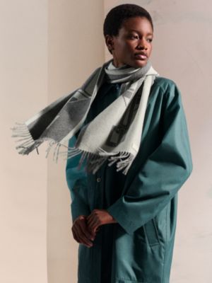 Casaque Les Sangles scarf, View: Worn, worn, view 2 of 3
