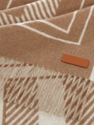 Casaque Lettres au Carre scarf, View: Detail, detail, view 3 of 3