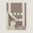 Casaque Concours scarf, ivoire/puce