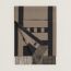 Casaque Concours scarf, noir/puce
