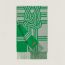 Petite Casaque Noeuds Marins scarf, vert casaque/gris clair chiné