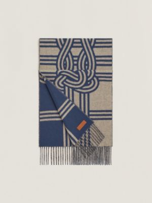 bleu transat/beige chiné