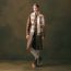 Petite Casaque Parthenon scarf, ivoire/camel chiné, We will notify you when this product is back in stock