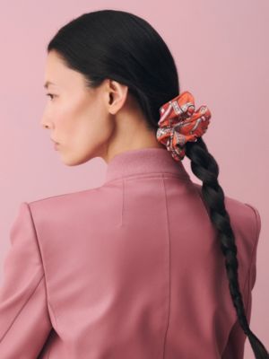 Claudia Grand Tralala scrunchie, View: Worn, worn, view 2 of 2