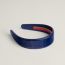Idalie Exotic headband, bleu encre/bleu encre