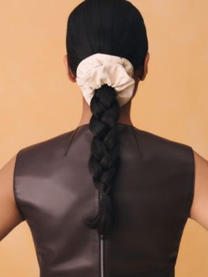 Claudia Grand Tralala scrunchie, View: Worn, worn, view 2 of 2