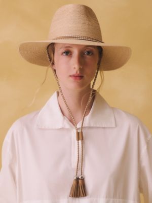 Faubourg Tressage hat, View: Worn, worn, view 2 of 4