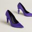 Mirage 100 pump, violet zinzolin