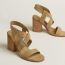 Sandales Milly 90, beige albâtre