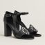 Marquise 90 sandal, noir/prunoir