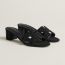 Oasis sandal, noir