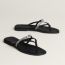 Miss sandal, noir/ombre