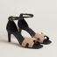Joy 70 sandal, beige perlino/noir