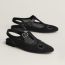 Kim slingback, noir
