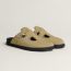 Monk mule, beige albâtre