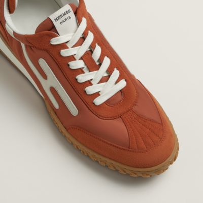 Orange - Men's leather sneakers & trainers | Hermès USA