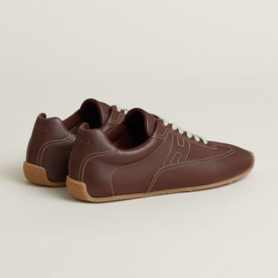 Brown - Men's leather sneakers & trainers | Hermès USA