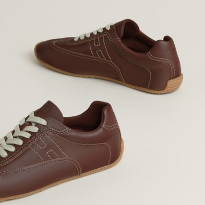 Brown - Men's leather sneakers & trainers | Hermès USA