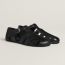 Motif sandal, noir