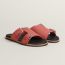 Sandales Naxos, rose antique