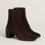 Bottines Novita, marron ébène