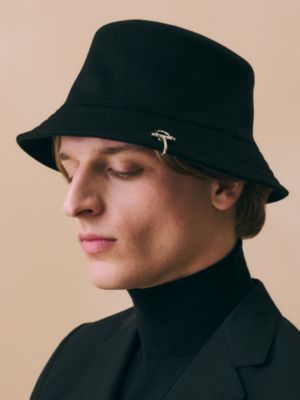 ハット 《フレッド・モール・アン・クリップ》, イメージ: 着用例, worn, ビュー2の4