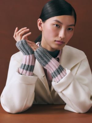 Nina glove and arm cuff set, View: Worn, worn, view 3 of 4