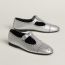 Nectar ballet flat, gris argenté