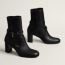 Nancy 70 ankle boot, noir