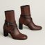 Nancy 70 ankle boot, chocolat/noir, We will notify you when this product is back in stock
