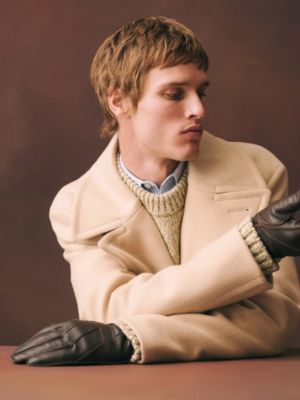 En Biais gloves, View: Worn, worn, view 2 of 3