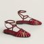 Nour sandal, multicolore rouge H