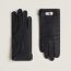 Hommage Alligator gloves, noir/noir