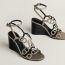 Noumea 85 sandal, champagne