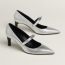 Kiara 60 pump, gris argenté