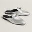 Mule Oz, gris argenté