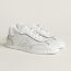 Match sneaker, blanc/gris argenté